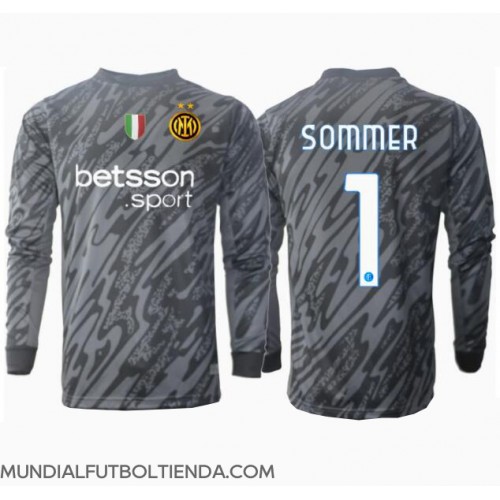 Camiseta Inter Milan Yann Sommer #1 Portero Tercera Equipación Replica 2024-25 mangas largas